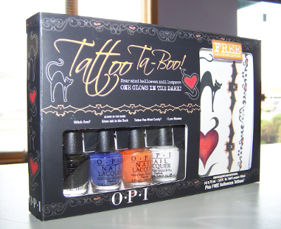 OPI's Tattoo Ta-Boo Mini Halloween Nail Lacquers are quite possibly the 